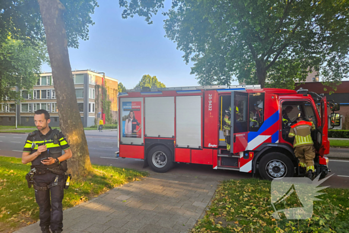 Kleine brand geblust bij barbecue