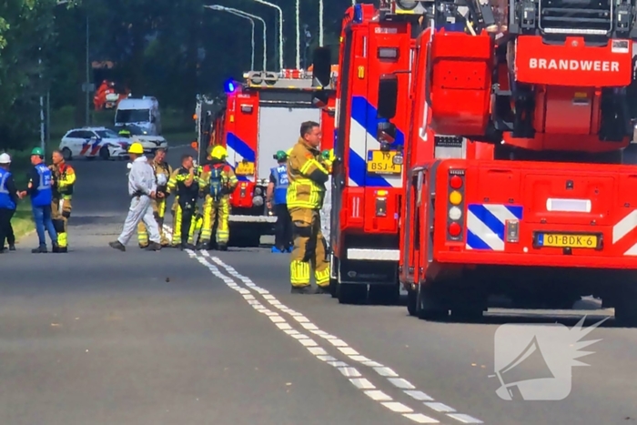 Vreemde geur in bedrijf leidt tot ontruiming