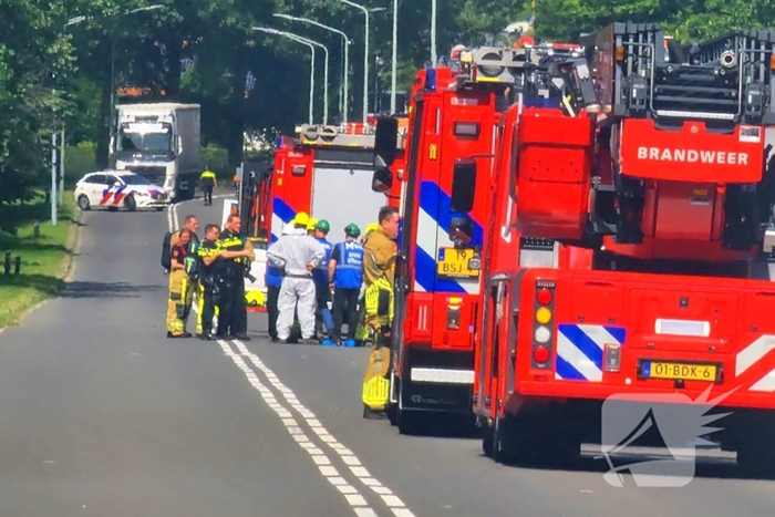 Vreemde geur in bedrijf leidt tot ontruiming