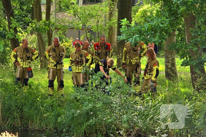 Hulpdiensten speuren naar mogelijke drenkeling