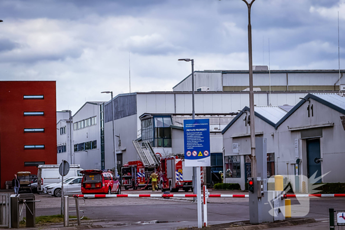 grote brand in productiehal