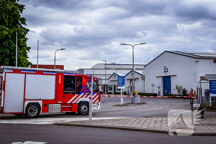 grote brand in productiehal