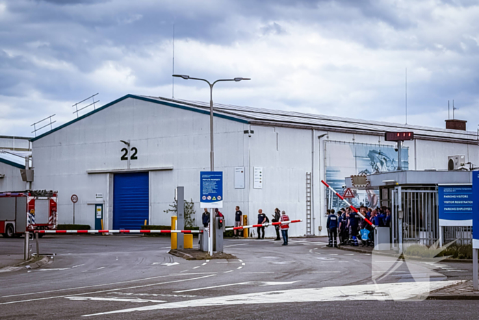 grote brand in productiehal