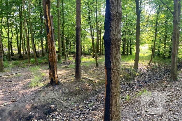 Brandweer blust moeilijk vindbaar vuur