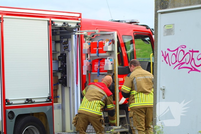 Brandweer ingezet voor schaap