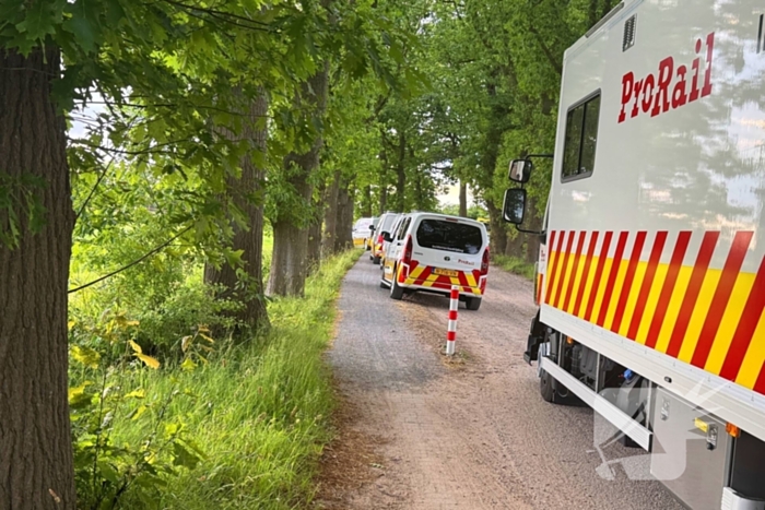 Botsing tussen trein en voertuig