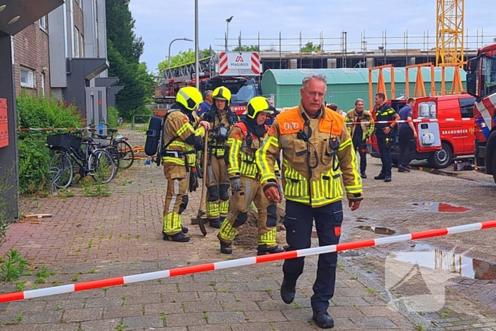 Brandweer ontdekt gaslekkage tijdens oefening