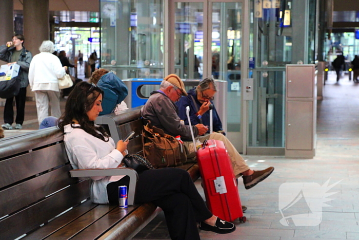 Staking legt treinverkeer stil