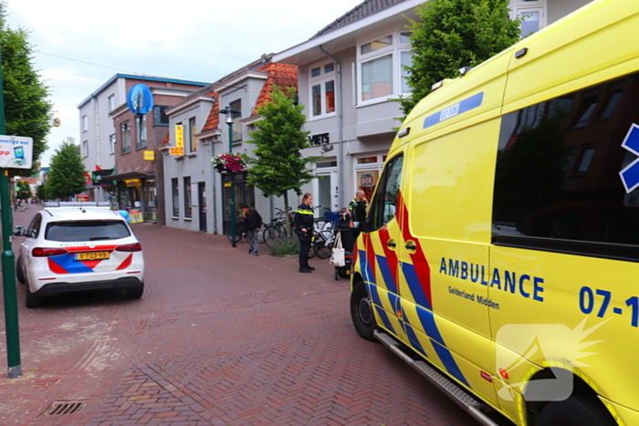 Bezorgscooter betrokken bij ongeluk