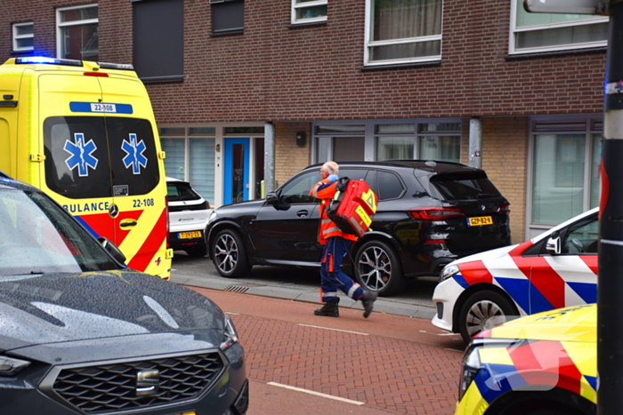 Traumahelikopter landt na val