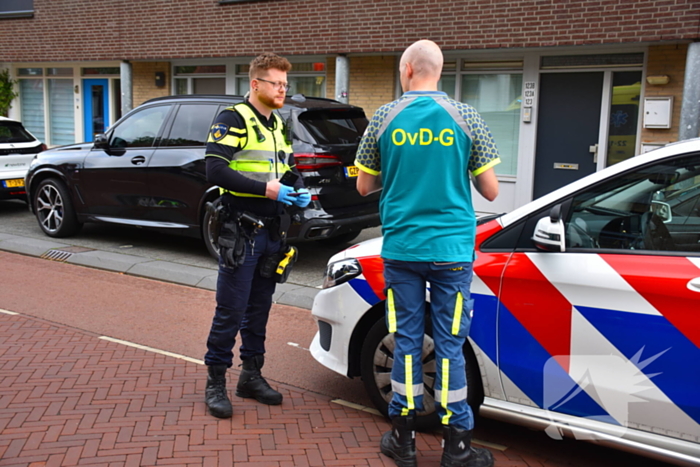 Traumahelikopter landt na val