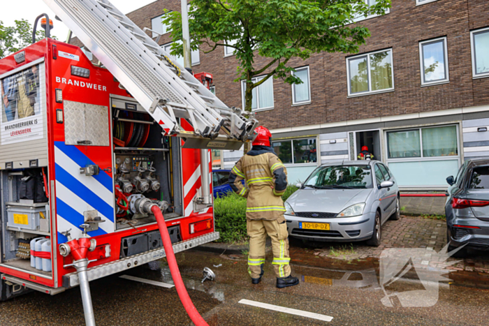 Brand in tuinschuur leidt tot evacuatie omwonenden