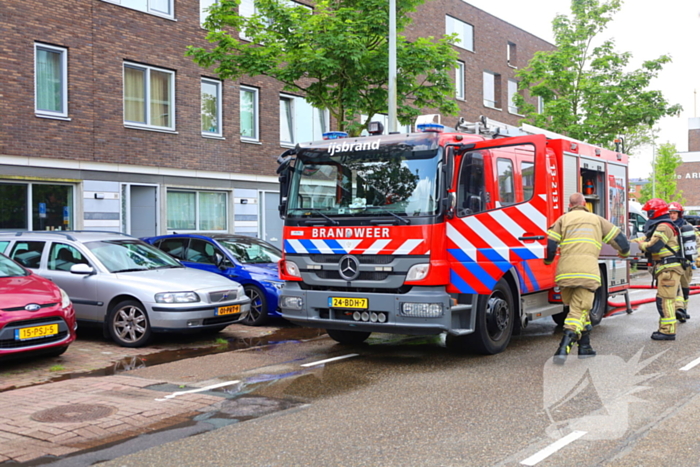 Brand in tuinschuur leidt tot evacuatie omwonenden