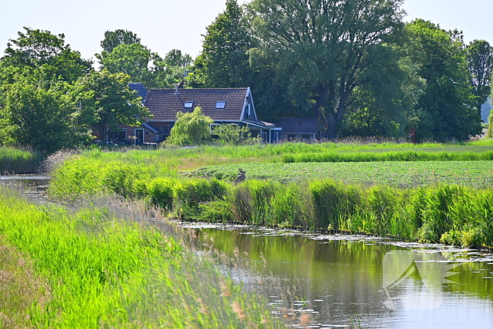 Minirooimachine belandt in vaart