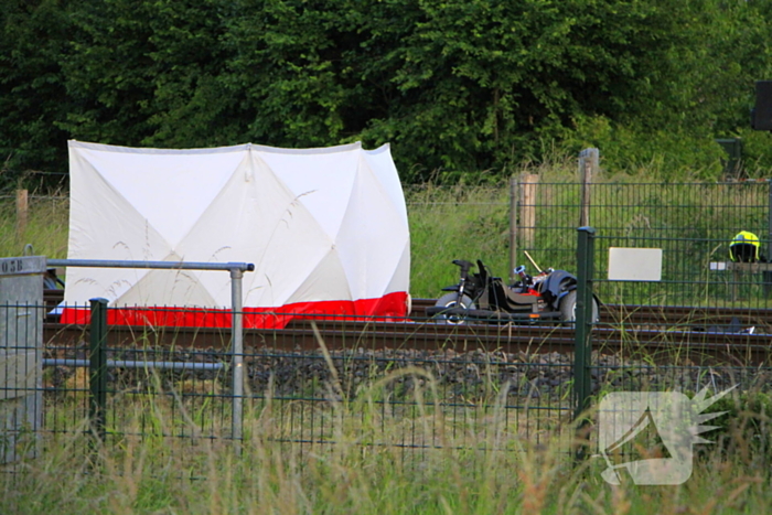 Treinverkeer gestremd door aanrijding met persoon in scootmobiel