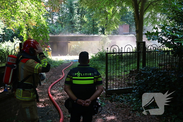 Rookontwikkeling door villabrand