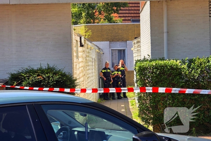 Politieafzetting bij woning