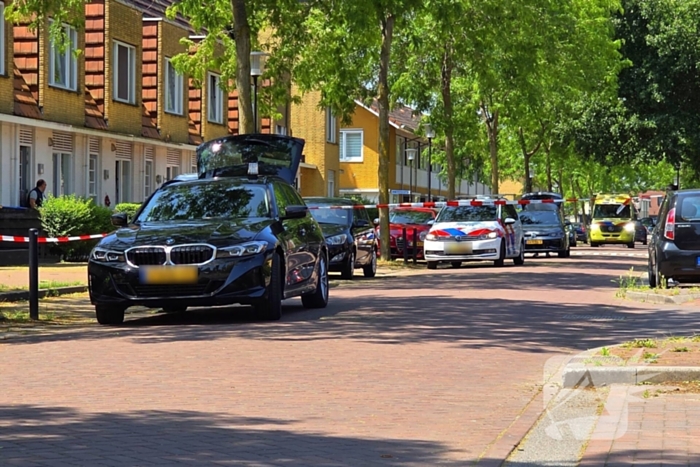 Politieafzetting bij woning