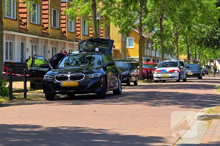 Politieafzetting bij woning