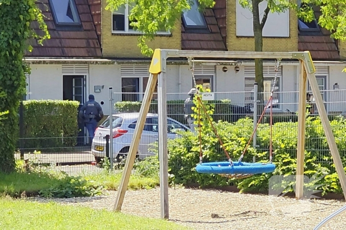Politieafzetting bij woning