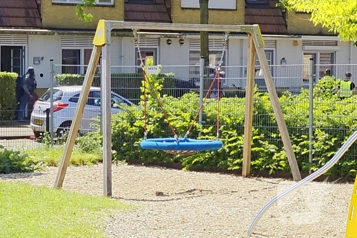 Politieafzetting bij woning