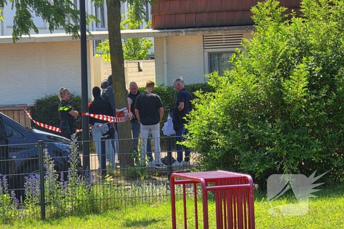 Politieafzetting bij woning