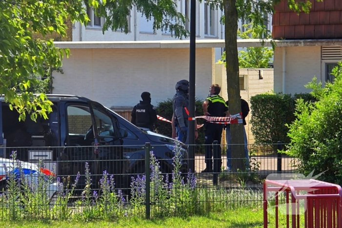 Politieafzetting bij woning