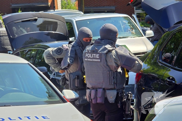 Politieafzetting bij woning