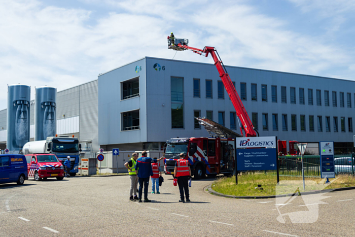 Kastbrand op dak snel geblust