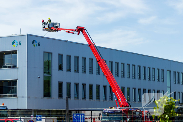 Kastbrand op dak snel geblust