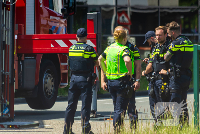 Kastbrand op dak snel geblust
