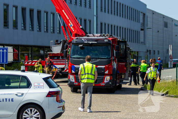 Kastbrand op dak snel geblust