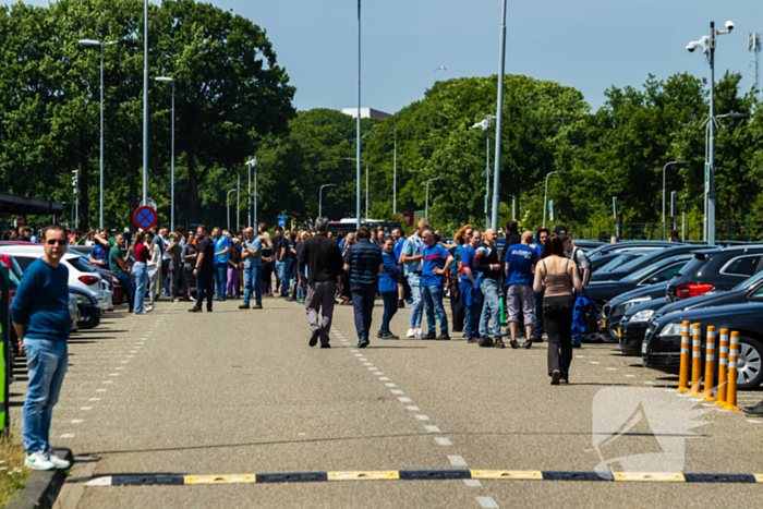 Kastbrand op dak snel geblust
