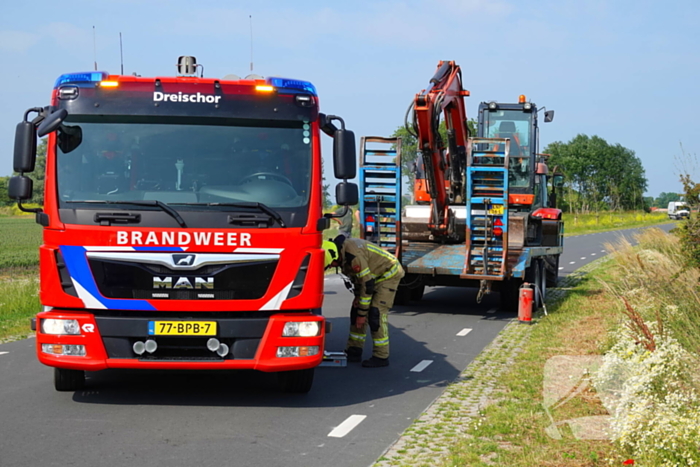 Voertuigbrand snel onder controle