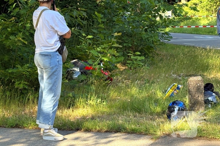Scooterrijder naar ziekenhuis na ongeval