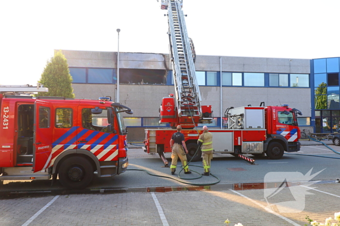 Brand in kantoorpand onder controle