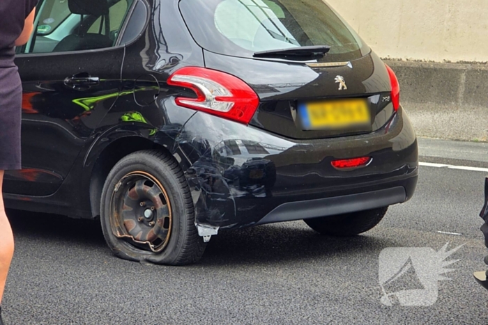 Motorrijder gewond bij ongeval, snelweg deels dicht