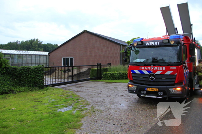 Blikseminslag veroorzaakt grote schade