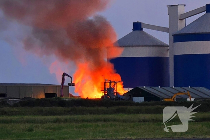 Gevaar door brand met metaalresten