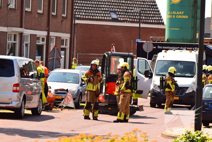 Gaslek veroorzaakt verkeershinder