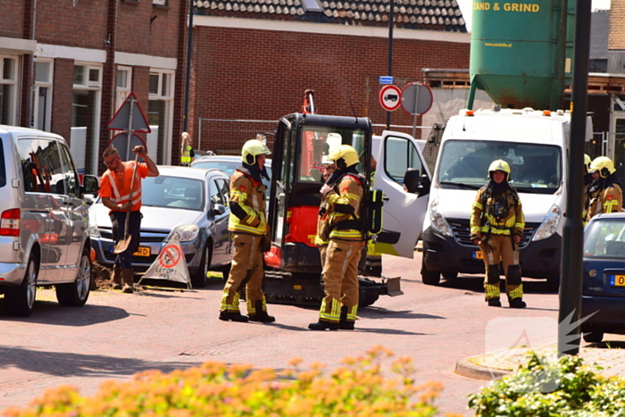 Gaslek veroorzaakt verkeershinder