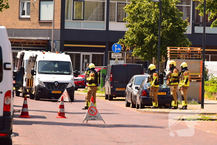 Gaslek veroorzaakt verkeershinder