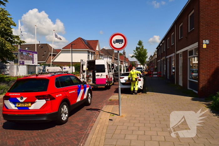 Gaslek veroorzaakt verkeershinder
