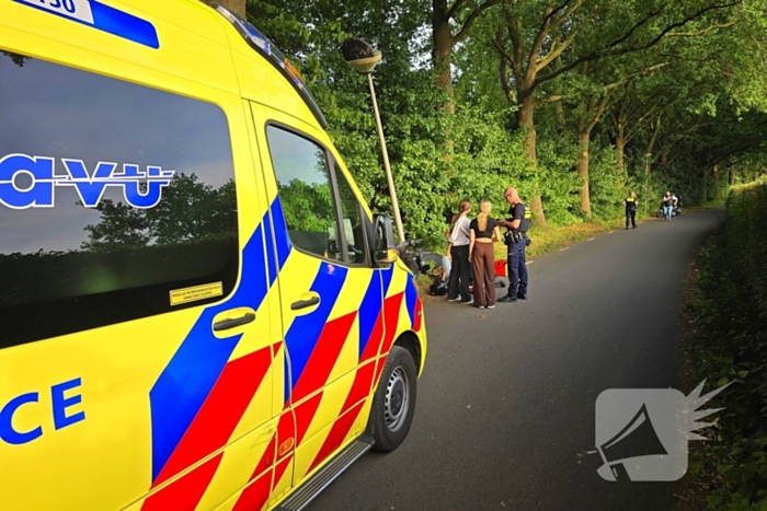 Scooterrijder gewond na val