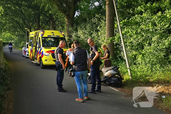 Scooterrijder gewond na val