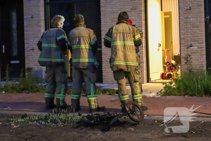 Woningbrand door e-bike veroorzaakt