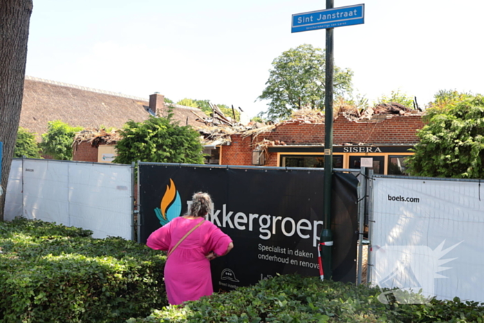 Historisch pand zwaar beschadigd