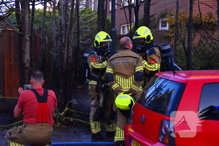 Rookontwikkeling bij brand in bosschages