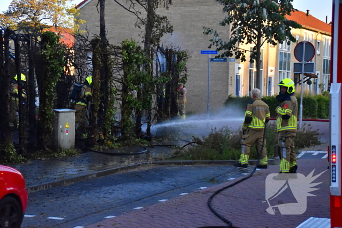 Rookontwikkeling bij brand in bosschages