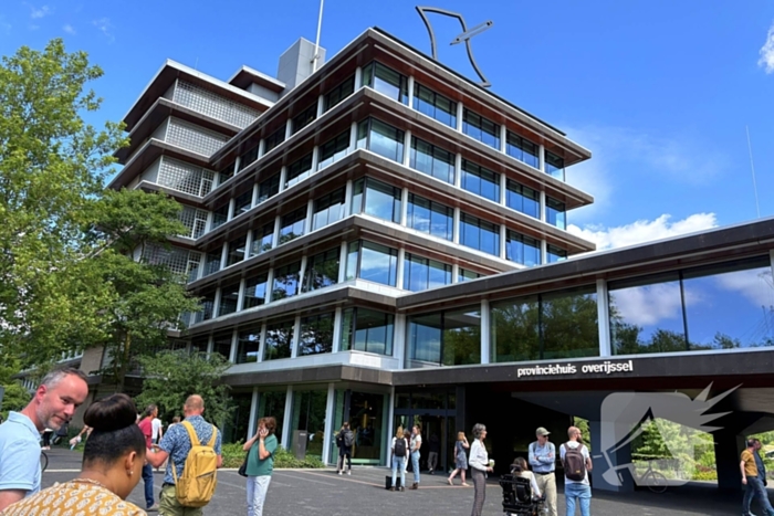 Provinciehuis ontruimd wegens brand